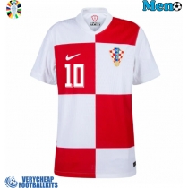 Croatia Luka Modric #10 Replica Home Shirt Euro 2024 Short Sleeve